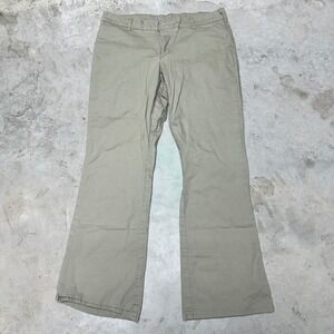Dickies Crafted for Women Khaki Pants‎ Size 14R Relaxed Fit Workwear Casual